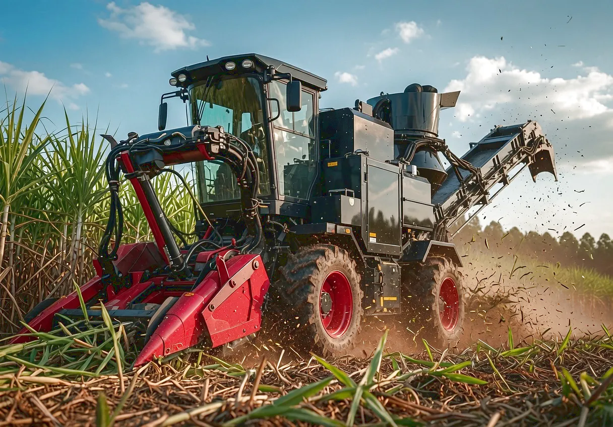 Leaf chain in harvester crop flow mechanism