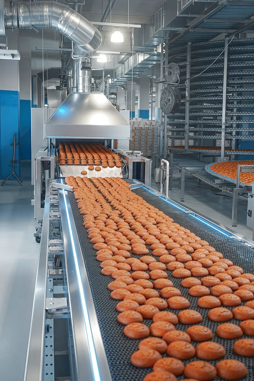 Industrial bakery chain conveyor